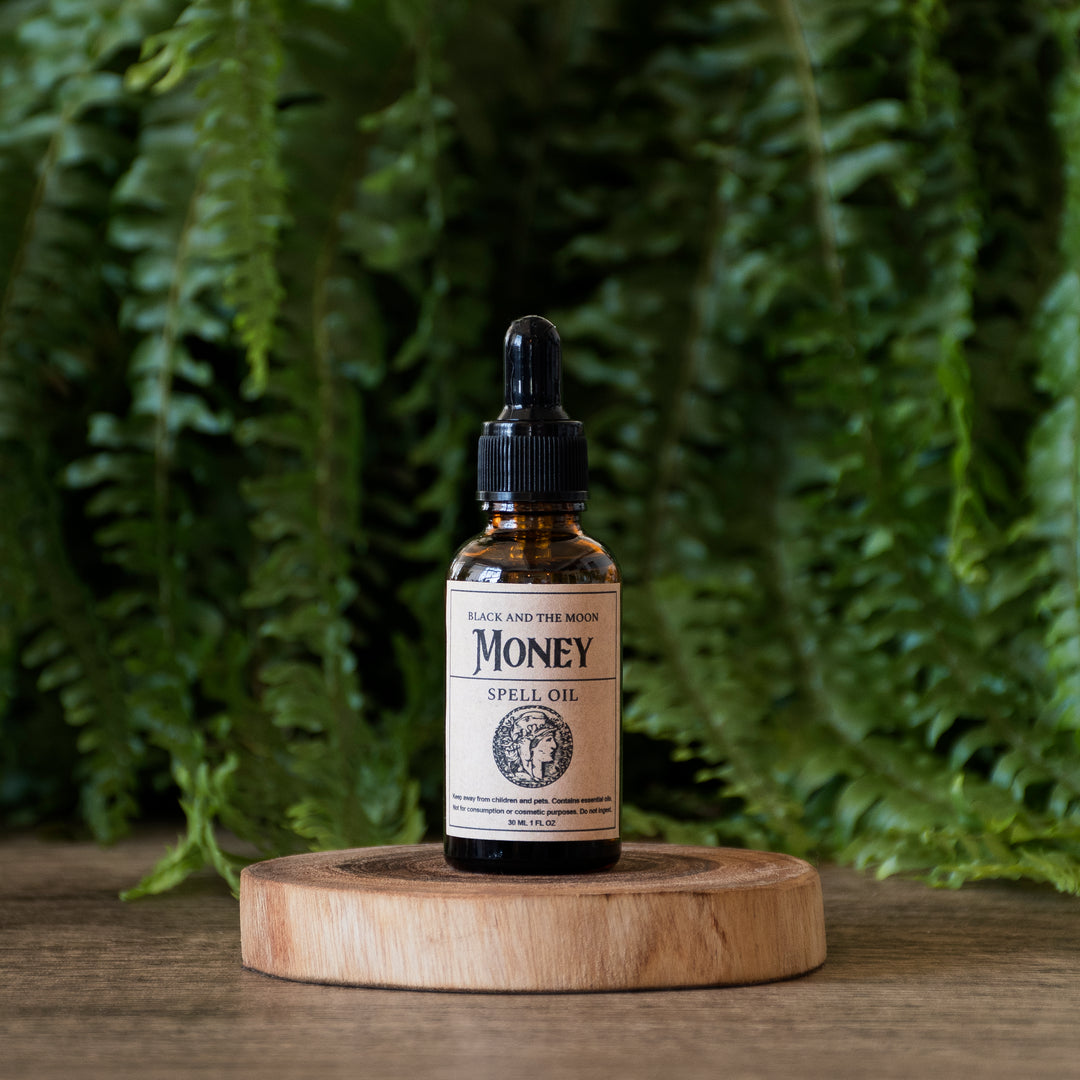 Money Spell Oil - Black and the Moon