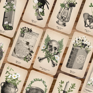 Memento Mori Oracle Deck - Black and the Moon