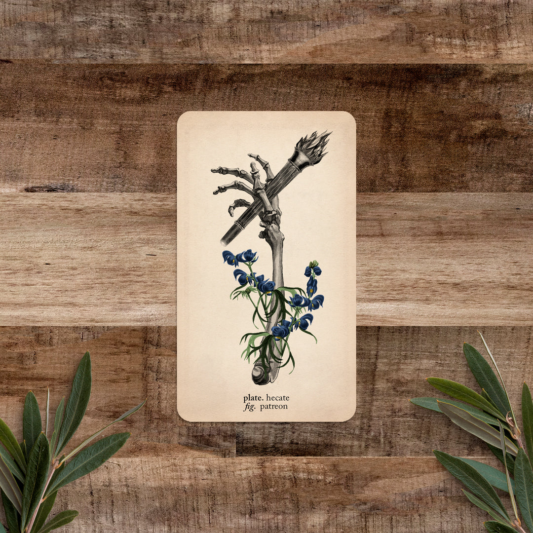 PATREON Single Card: Hecate - Black and the Moon