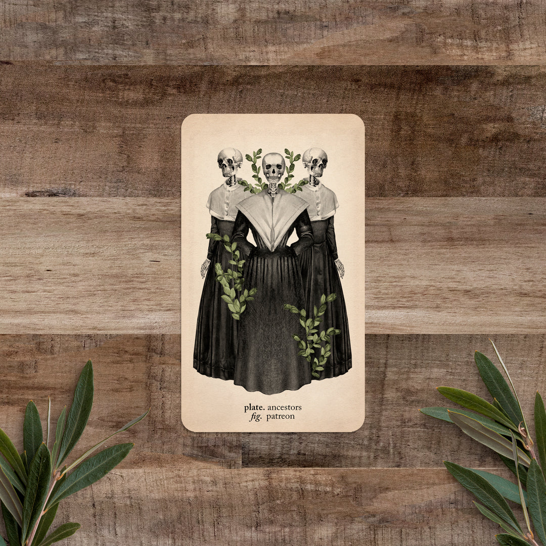 PATREON Single Card: Ancestors - Black and the Moon