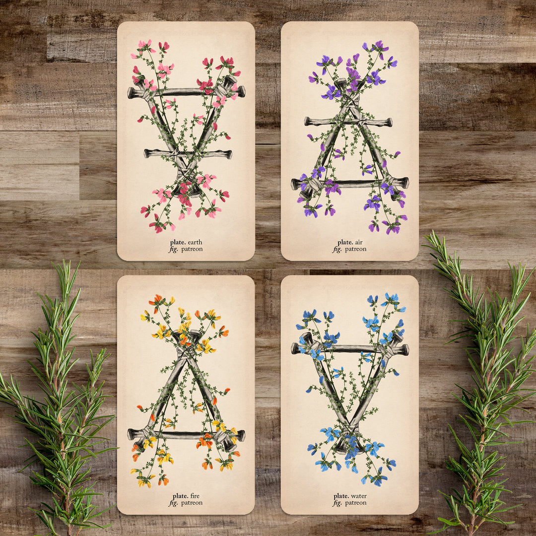 PATREON Single Card Set: Elements - Black and the Moon