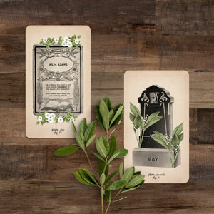 timing expansion tarot cards on a wooden background